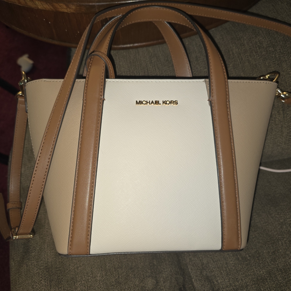 Beautiful Like New Camel Multi Pratt Small Color-Block Tote Bag